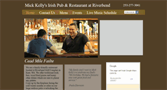 Desktop Screenshot of mickkellysriverbend.com
